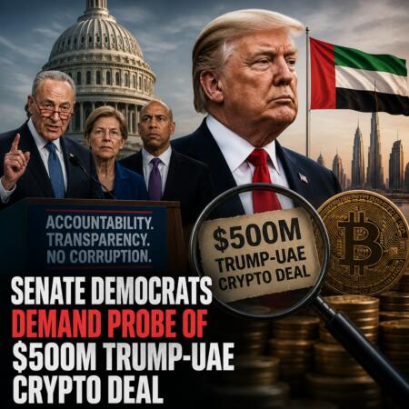 Senate Democrats Demand Probe of $500M Trump-UAE Crypto Deal Senate Democrats Demand Probe Of $500m Trump-Uae Crypto Deal