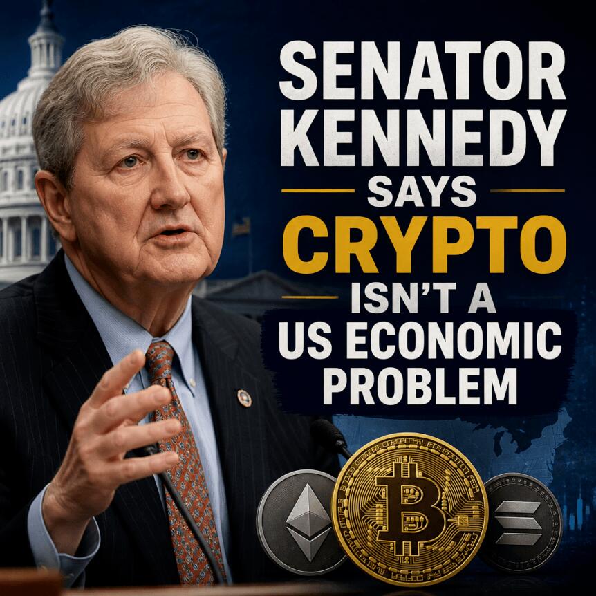 Senator Kennedy Says Crypto Isn’t A Us Economic Problem