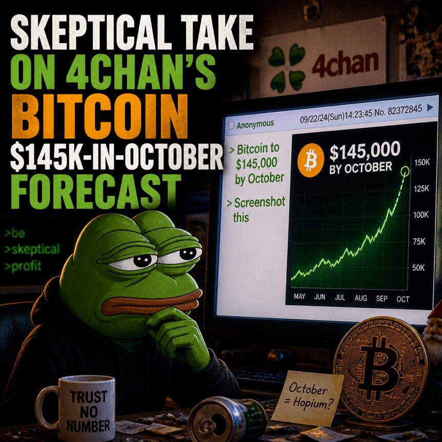 Skeptical Take On 4chan’s Bitcoin $145k-In-October Forecast