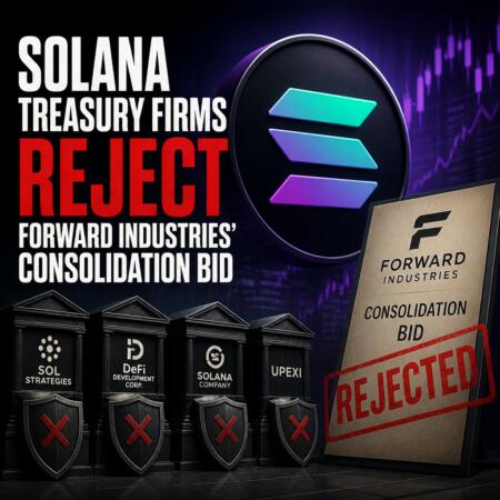 Solana Treasury Firms Reject Forward Industries’ Consolidation Bid Solana Treasury Firms Reject Forward Industries’ Consolidation Bid