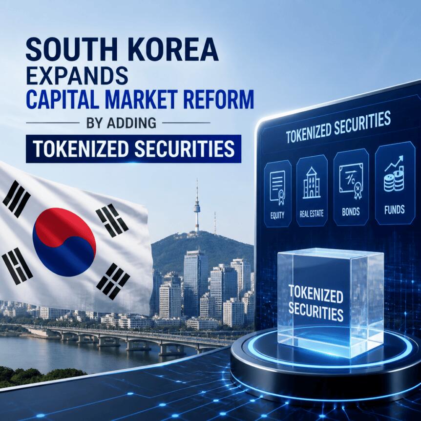 South Korea Expands Capital Market Reform by Adding Tokenized Securities