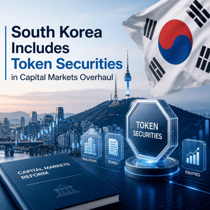 South Korea Includes Token Securities in Capital Markets Overhaul South Korea Includes Token Securities In Capital Markets Overhaul