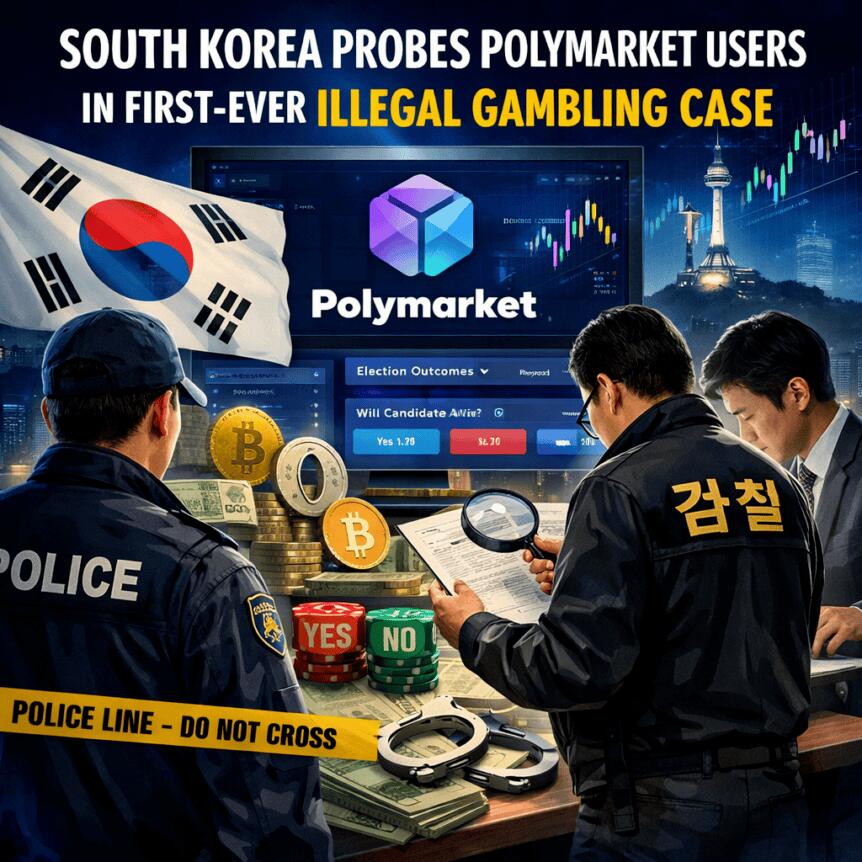 South Korea Probes Polymarket Users In First-Ever Illegal Gambling Case