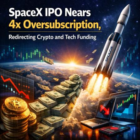 SpaceX IPO Nears 4x Oversubscription, Redirecting Crypto and Tech Funding Spacex Ipo Nears 4x Oversubscription, Redirecting Crypto And Tech Funding