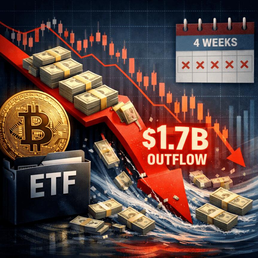 Spot Bitcoin ETFs see $1.7B outflow as four-week trend persists Spot Bitcoin Etfs See $1.7b Outflow As Four-Week Trend Persists