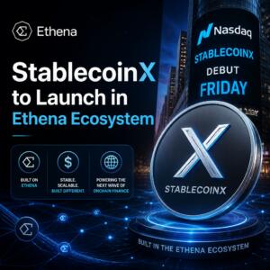 Stablecoinx To Launch In Ethena Ecosystem, Nasdaq Debut Friday