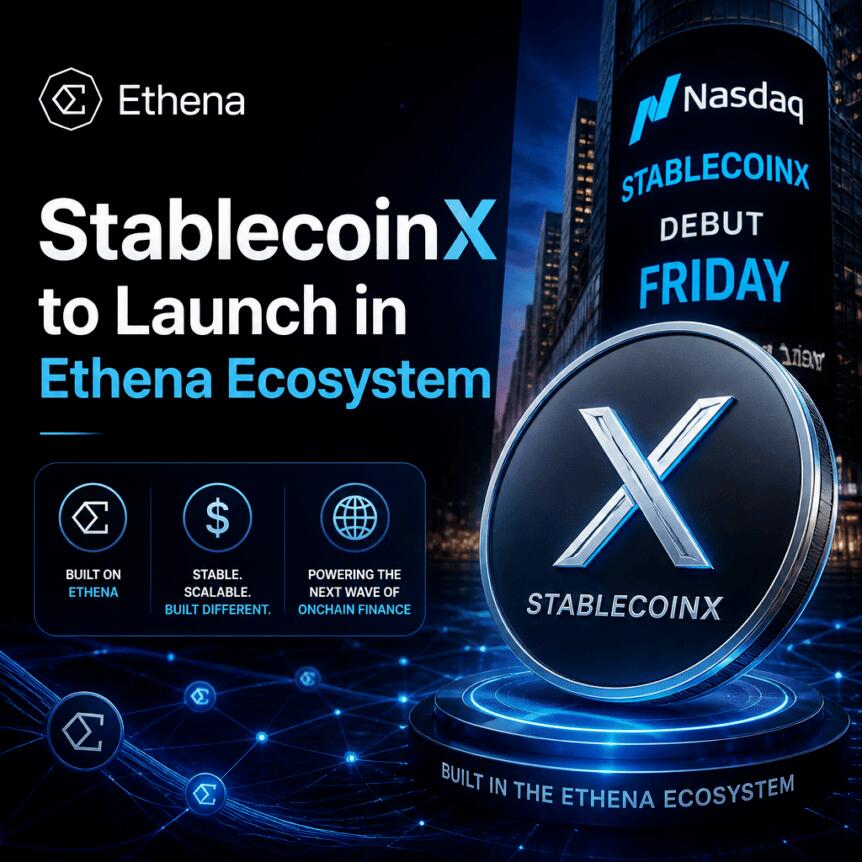 Stablecoinx To Launch In Ethena Ecosystem, Nasdaq Debut Friday