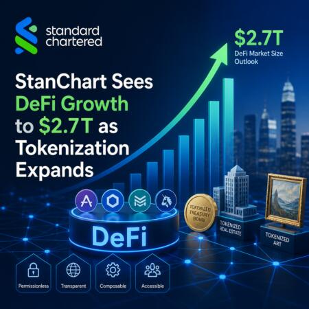 StanChart Sees DeFi Growth to $2.7T as Tokenization Expands Stanchart Sees Defi Growth To $2.7t As Tokenization Expands