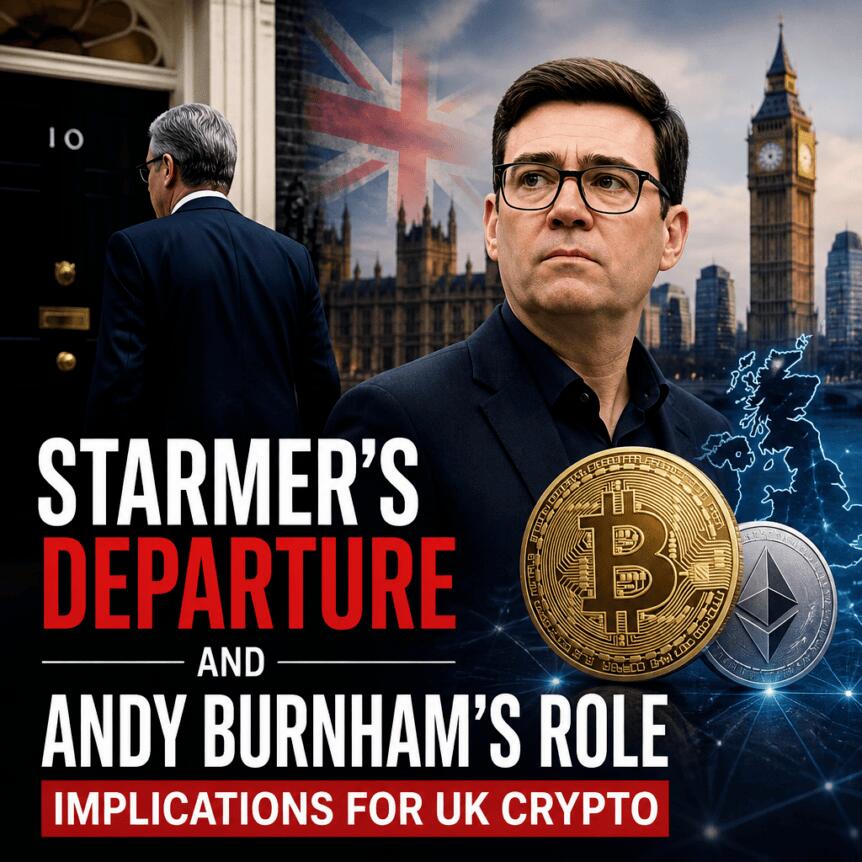 Starmer’s Departure and Andy Burnham’s Role: Implications for UK Crypto
