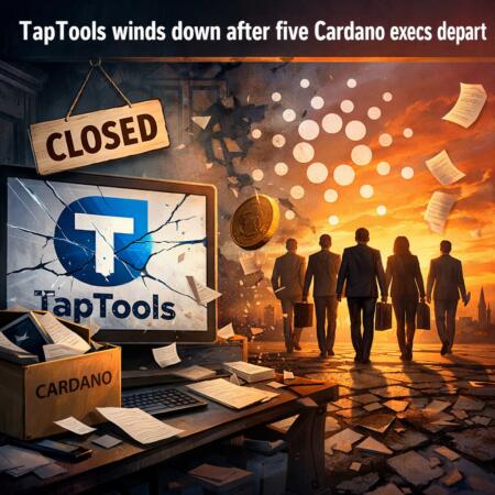 Taptools Winds Down After Five Cardano Execs Depart
