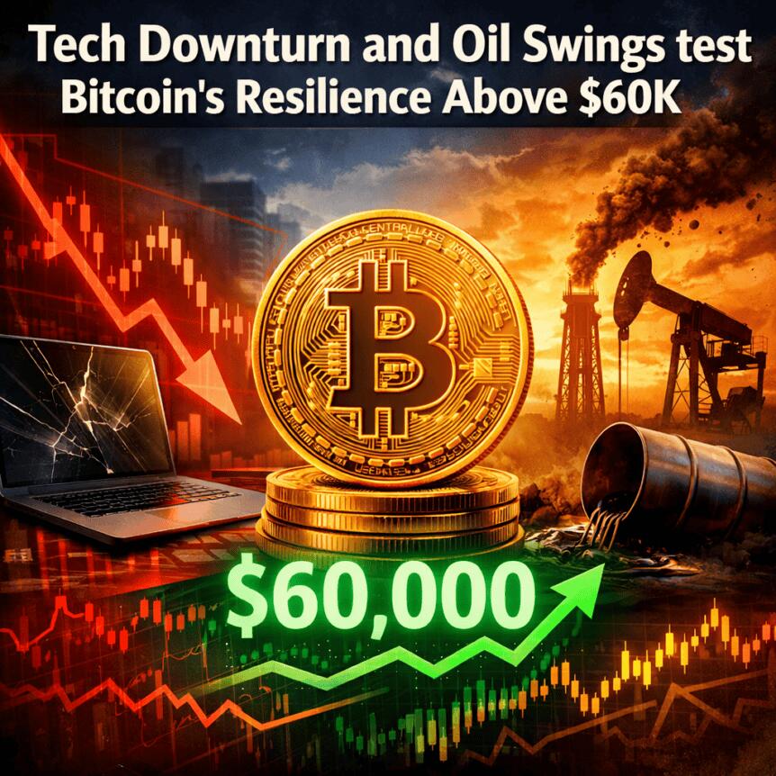Tech Downturn and Oil Swings Test Bitcoin’s Resilience Above $60K Tech Downturn And Oil Swings Test Bitcoin's Resilience Above $60k