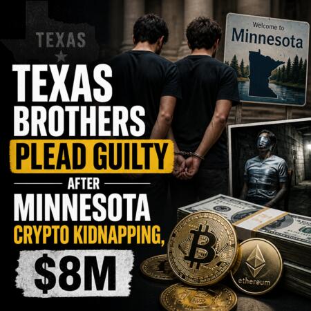 Texas Brothers Plead Guilty After Minnesota Crypto Kidnapping, $8m