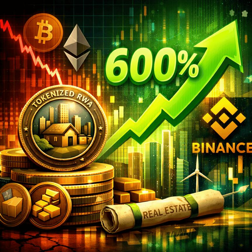 Tokenized RWAs Jump Nearly 600% as Crypto Slumps, Binance Tokenized Rwas Jump Nearly 600% As Crypto Slumps, Binance