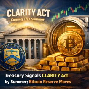Treasury Signals Clarity Act By Summer; Bitcoin Reserve Moves