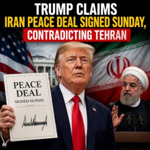 Trump Claims Iran Peace Deal Signed Sunday, Contradicting Tehran Trump Claims Iran Peace Deal Signed Sunday, Contradicting Tehran