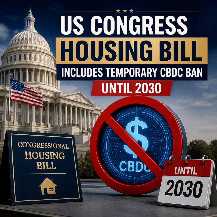Us Congress Housing Bill Includes Temporary Cbdc Ban Until 2030
