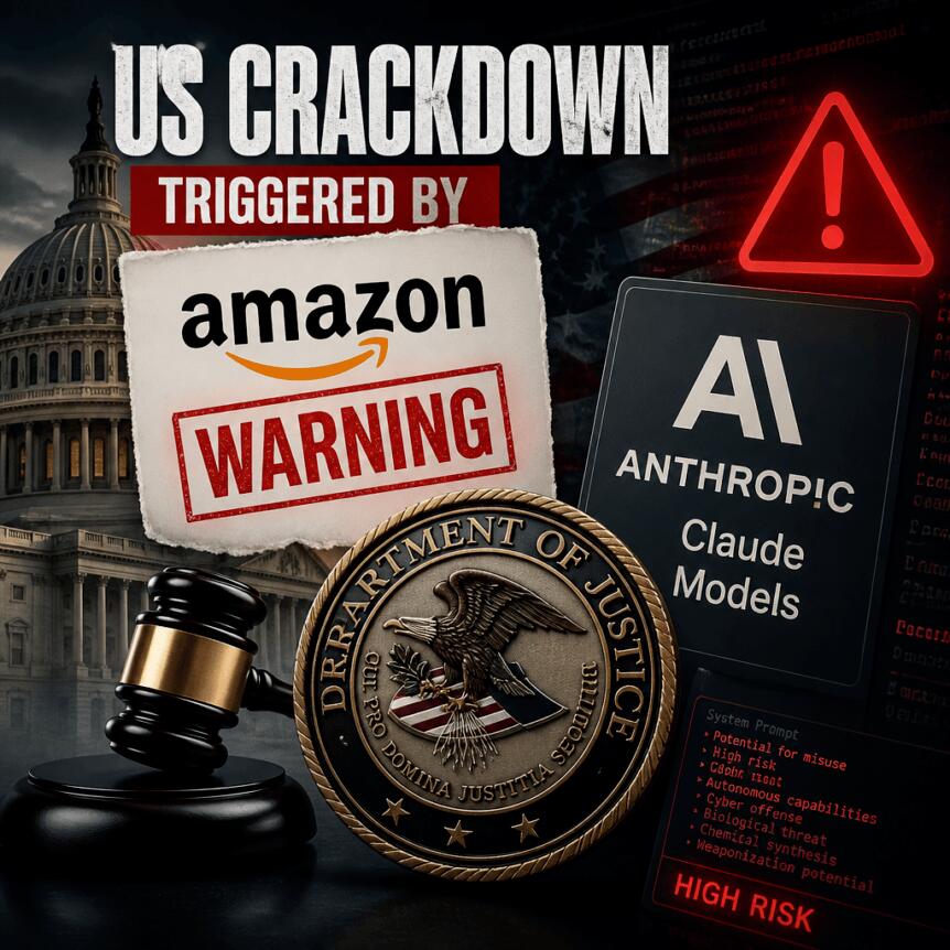 US Crackdown Triggered by Amazon Warning on Anthropic AI Models