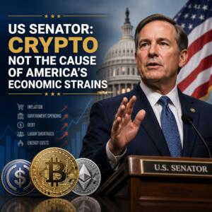 US Senator: Crypto Not the Cause of America’s Economic Strains Us Senator: Crypto Not The Cause Of America’s Economic Strains