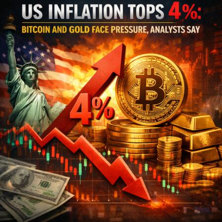 US inflation tops 4%; Bitcoin and gold face pressure, analysts say Us Inflation Tops 4%; Bitcoin And Gold Face Pressure, Analysts Say