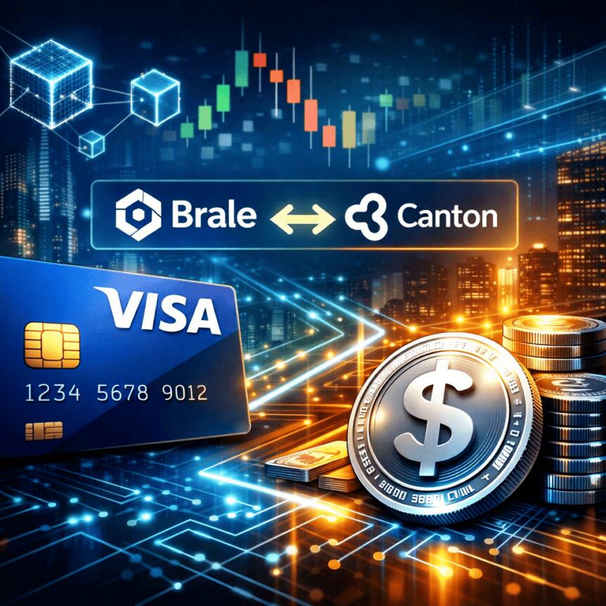 Visa Advances Private Stablecoin Settlement Test With Brale, Canton