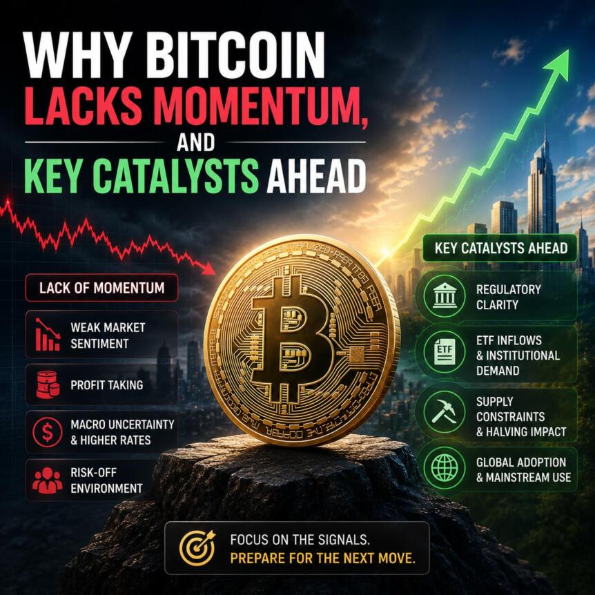 Why Bitcoin Lacks Momentum, And Key Catalysts Ahead