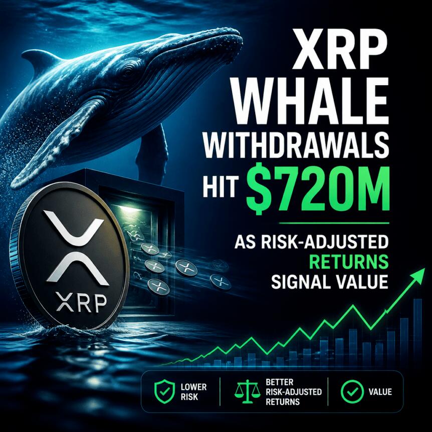XRP Whale Withdrawals Hit $720M as Risk-Adjusted Returns Signal Value Xrp Whale Withdrawals Hit $720m As Risk-Adjusted Returns Signal Value