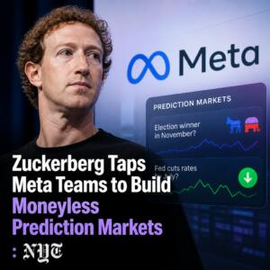 Zuckerberg Taps Meta Teams To Build Moneyless Prediction Markets: Nyt