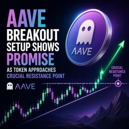 Aave Breakout Setup Shows Promise As Token Approaches Crucial Resistance Point