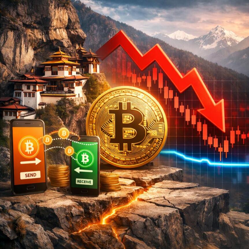 Bhutan Bitcoin Transfers Add Pressure as BTC Faces Key Support Test