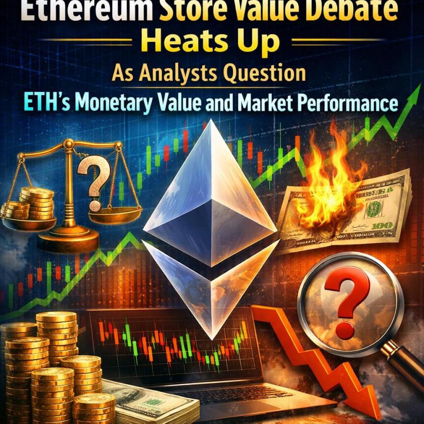 Ethereum Store Value Debate Heats Up As Analysts Question Eth S Monetary Value A