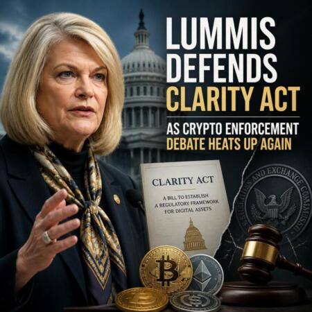 Lummis Defends Clarity Act As Crypto Enforcement Debate Heats Up Again