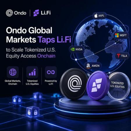 Ondo Global Markets Taps Li.Fi to Scale Tokenized U.S. Equity Access Onchain Ondo Global Markets Taps Li Fi To Scale Tokenized U S Equity Access Onchain