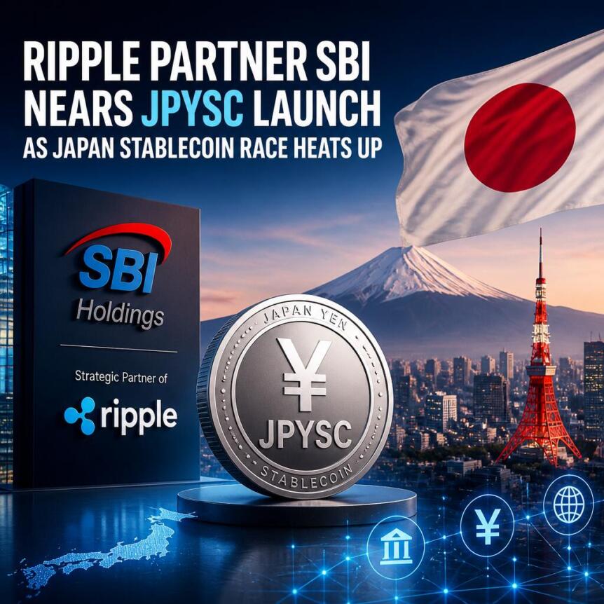 Ripple Partner SBI Nears JPYSC Launch as Japan Stablecoin Race Heats Up Ripple Partner Sbi Nears Jpysc Launch As Japan Stablecoin Race Heats Up