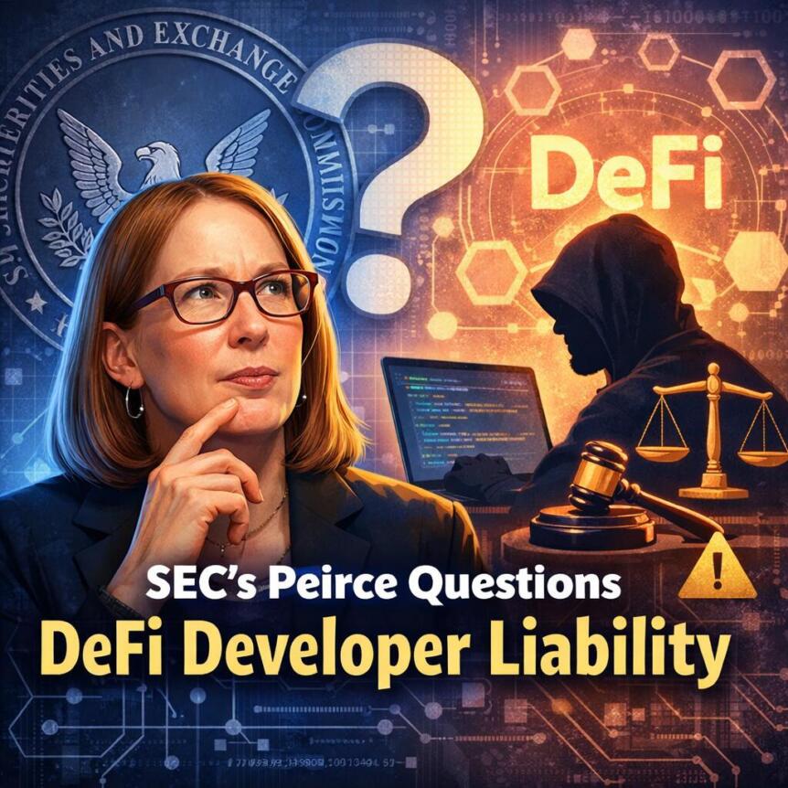 Sec S Peirce Questions Defi Developer Liability