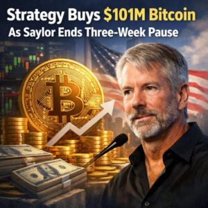 Strategy Buys 101m Bitcoin As Saylor Ends Three Week Pause