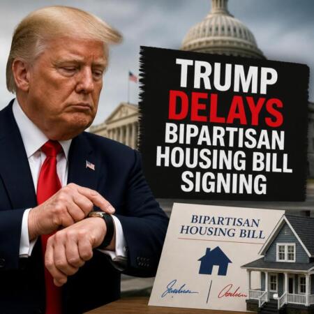 Trump Delays Bipartisan Housing Bill Signing Trump Delays Bipartisan Housing Bill Signing