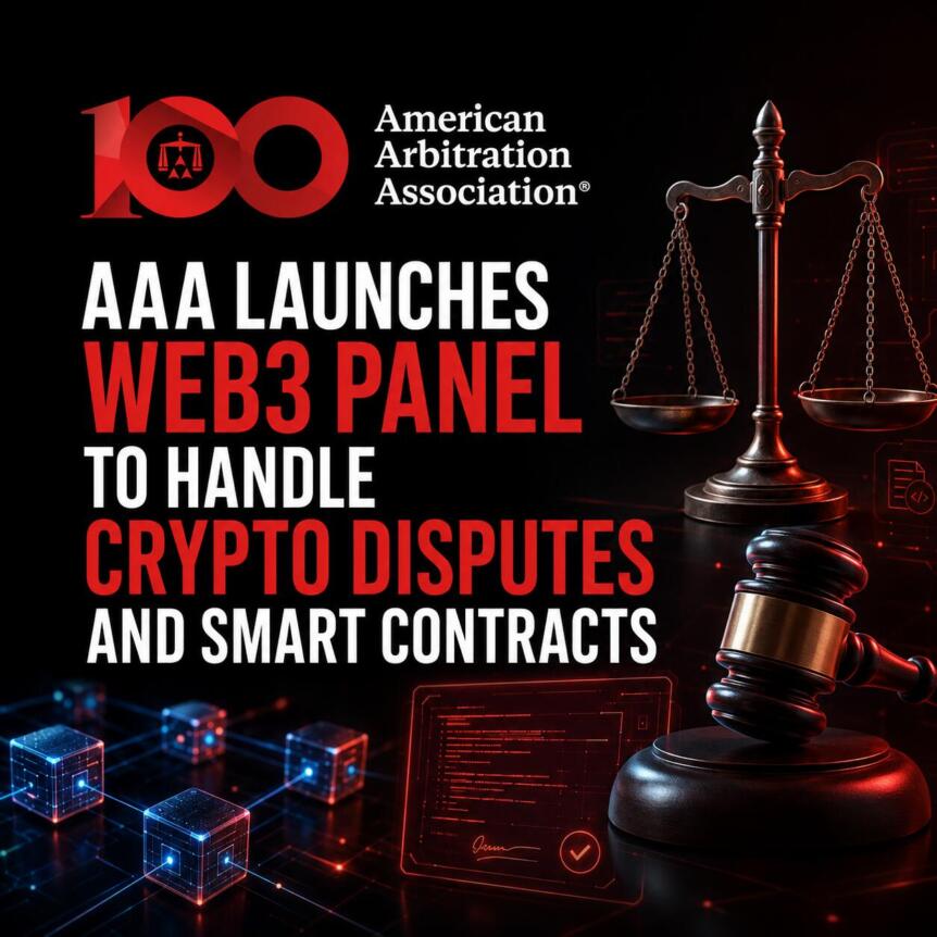 Aaa Launches Web3 Panel To Handle Crypto Disputes And Smart Contracts