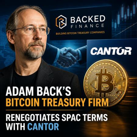Adam Back’s Bitcoin Treasury Firm Renegotiates SPAC Terms With Cantor Adam Back’s Bitcoin Treasury Firm Renegotiates Spac Terms With Cantor