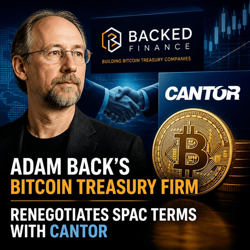 Adam Back’s Bitcoin Treasury Firm Renegotiates SPAC Terms With Cantor Adam Back’s Bitcoin Treasury Firm Renegotiates Spac Terms With Cantor