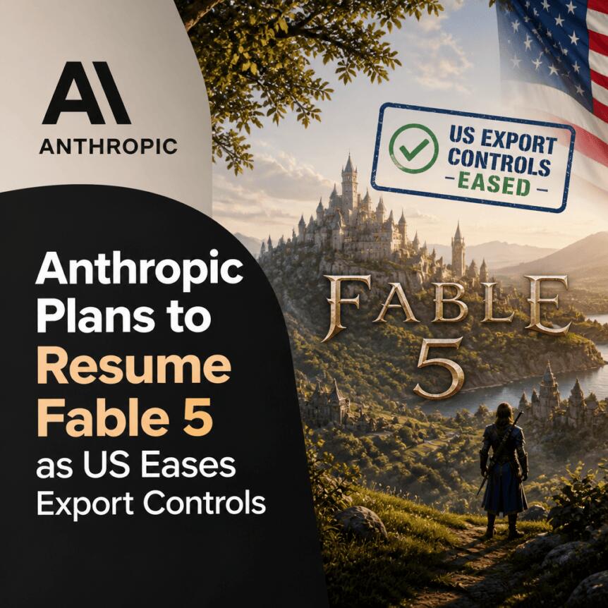 Anthropic Plans to Resume Fable 5 as US Eases Export Controls Anthropic Plans To Resume Fable 5 As Us Eases Export Controls