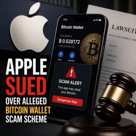 Apple Sued Over Alleged Bitcoin Wallet Scam Scheme