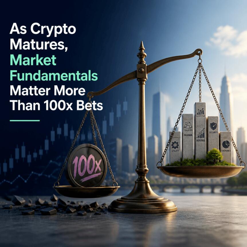 As Crypto Matures, Market Fundamentals Matter More Than 100x Bets