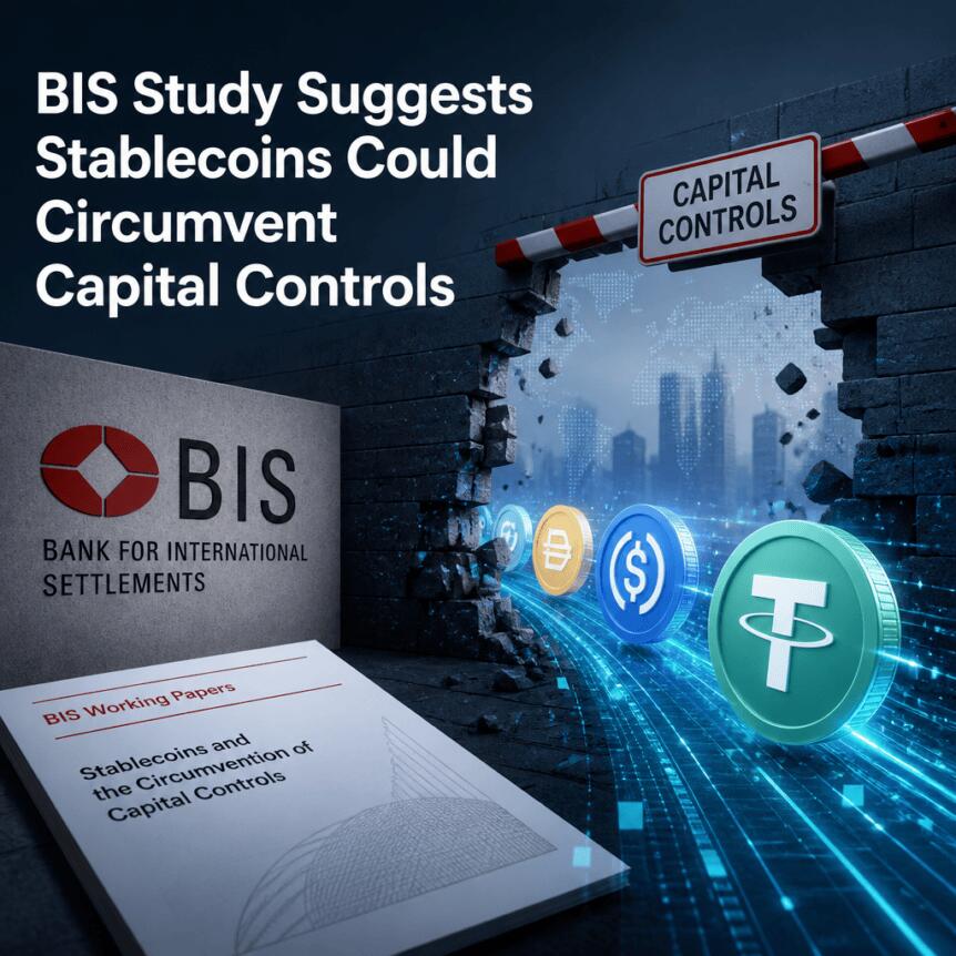 Bis Study Suggests Stablecoins Could Circumvent Capital Controls