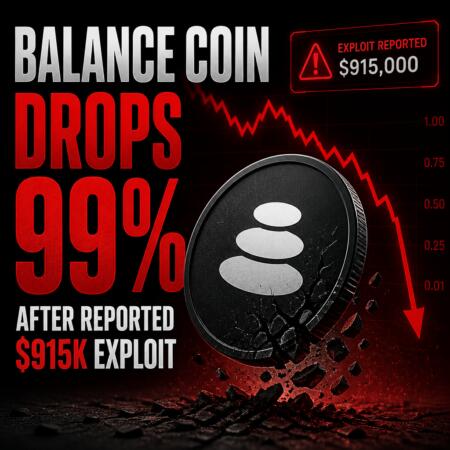 Balance Coin Drops 99% After Reported $915k Exploit