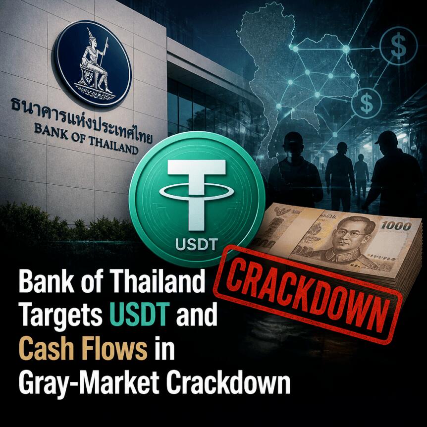 Bank Of Thailand Targets Usdt And Cash Flows In Gray-Market Crackdown