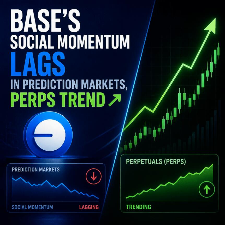Base’s Social Momentum Lags In Prediction Markets, Perps Trend