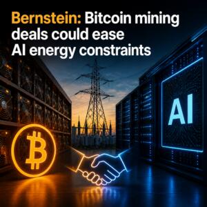 Bernstein: Bitcoin mining deals could ease AI energy constraints Bernstein: Bitcoin Mining Deals Could Ease Ai Energy Constraints