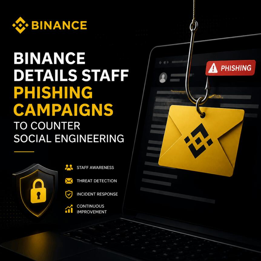 Binance Details Staff Phishing Campaigns to Counter Social Engineering Binance Details Staff Phishing Campaigns To Counter Social Engineering