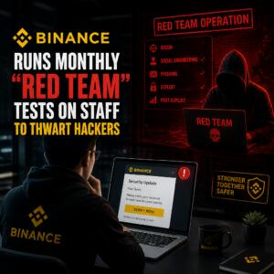 Binance Runs Monthly “Red Team” Tests on Staff to Thwart Hackers Binance Runs Monthly “red Team” Tests On Staff To Thwart Hackers