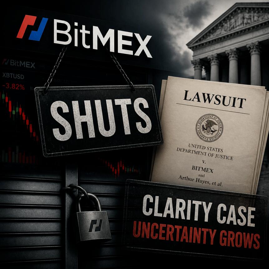 Bitmex Shuts Amid Lawsuit As Clarity Case Uncertainty Grows